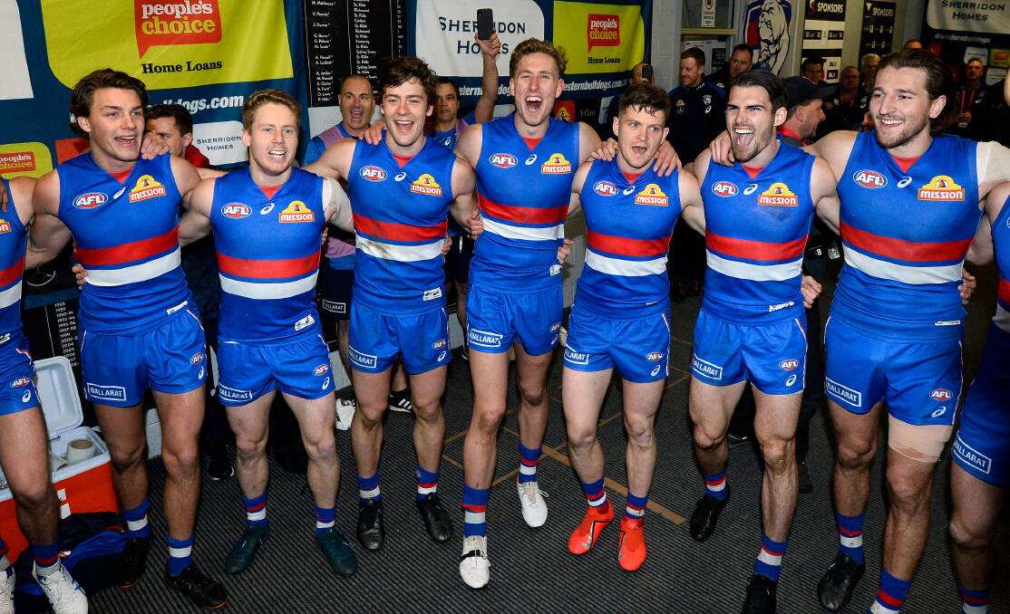 Western Bulldogs players will be in Ballarat today as part of their AFL Community Camp.