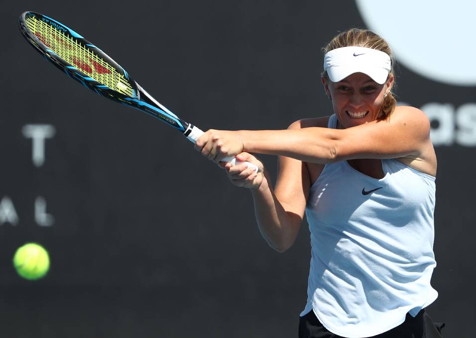 BACK IN ACTION: Zoe Hives is back on court after a long illness. Picture: Getty Images