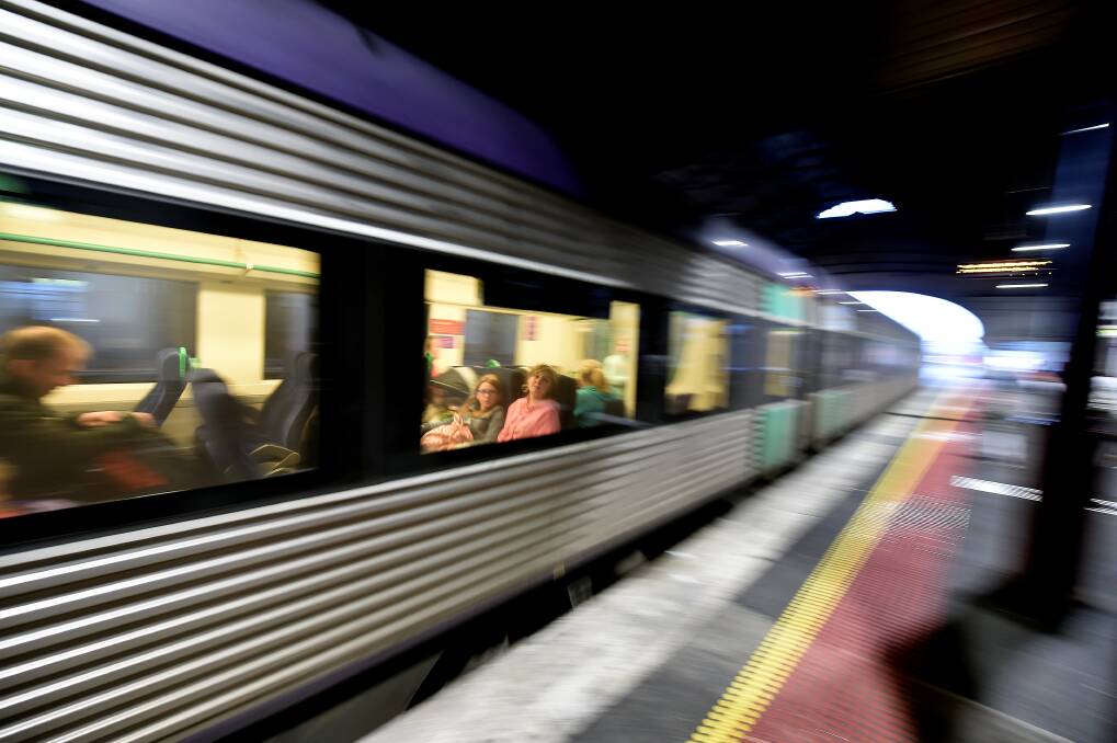 V/Line trains are up and running again after nine days off the track, but one lot of morning commuters are set for another bus ride to the city.