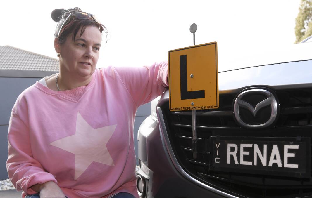 Driving instructor Renee Macklin says learner drivers will need exemptions if they want to get their licence within the next three months. Picture: Lachlan Bence