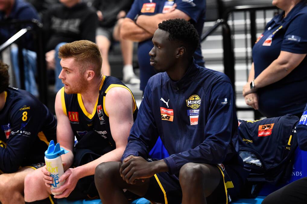 TURNAROUND: Deng Gak spent plenty of time on the bench last weekend. Picture: Adam Trafford