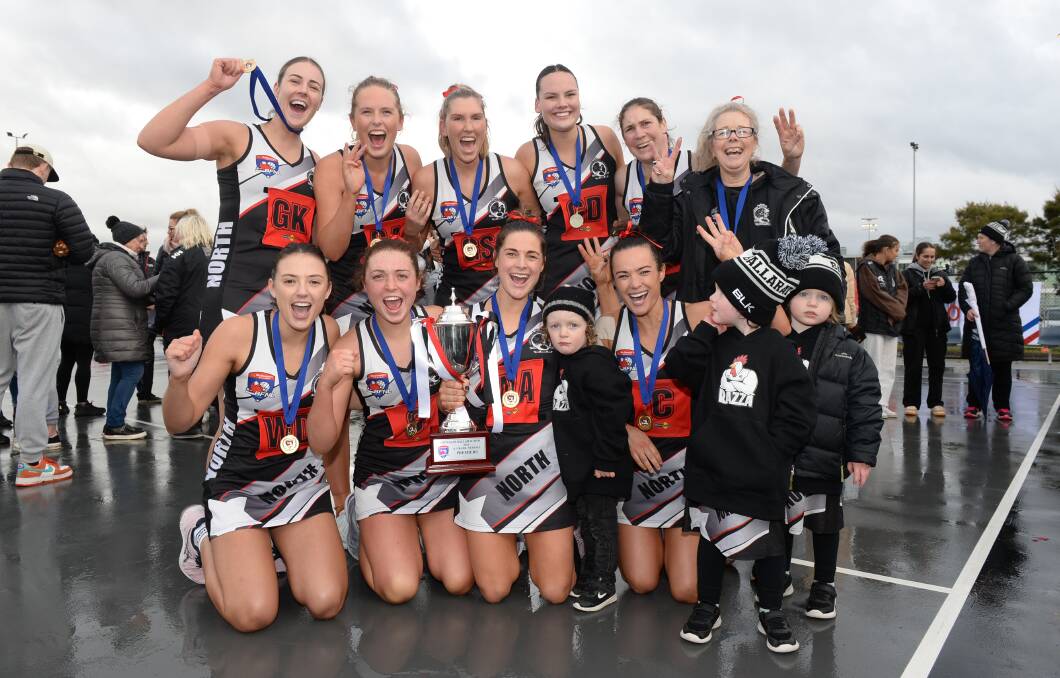 North Ballarat has secured its third successive BFNL netball A grade title. Picture by Kate Healy