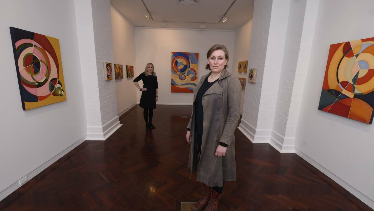 OPTIMISM: The Art Gallery of Ballarat is launching a new Backspace Gallery in the main building with Ballarat-based artist Mairin Briody who has drawn inspiration from the wind turbines in the region. Picture: Lachlan Bence