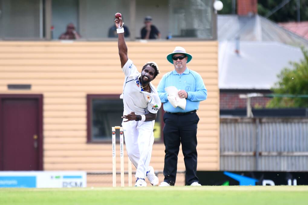 It was a long day in the field for Madushanka Ekanayaka of Darley. Picture by Adam Trafford
