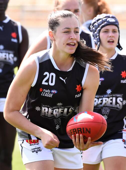 TOP PICK: Ella Friend was taken at pick number four in the AFLW draft on Tuesday night. 