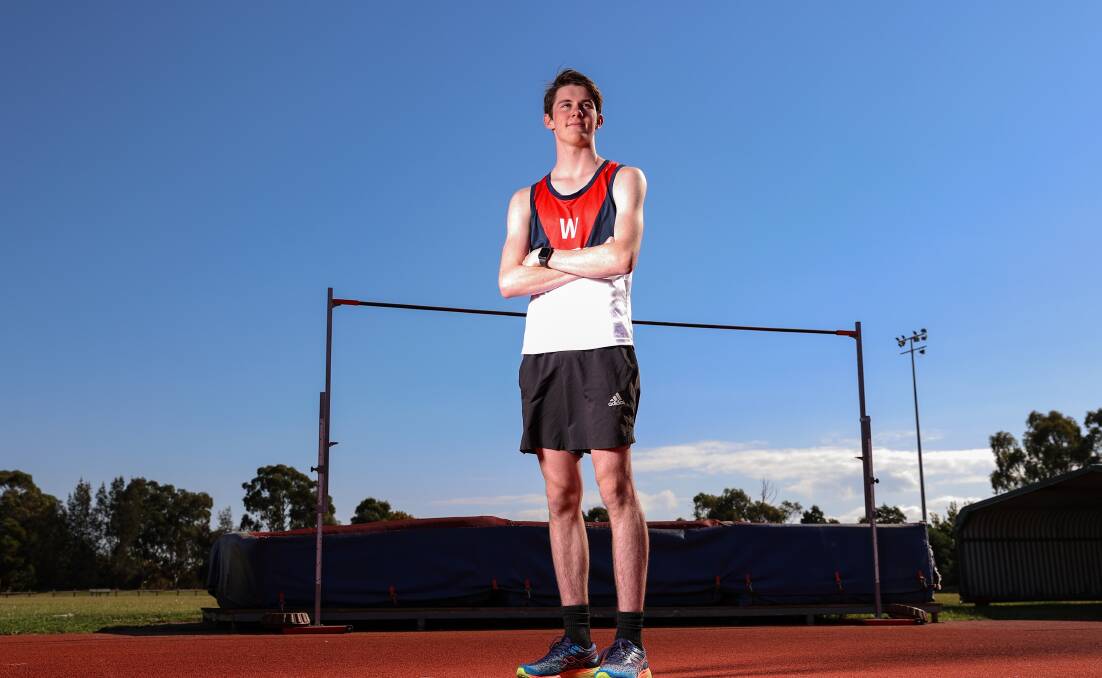 Lachlan O'Keefe is the future of high jumping in this country. 