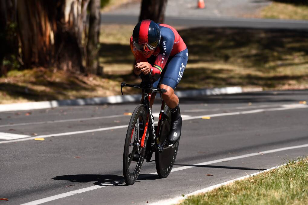 Federation University was the scene for much of the Road Nationals over the past week, including the time trial on Tuesday. Picture by Adam Trafford