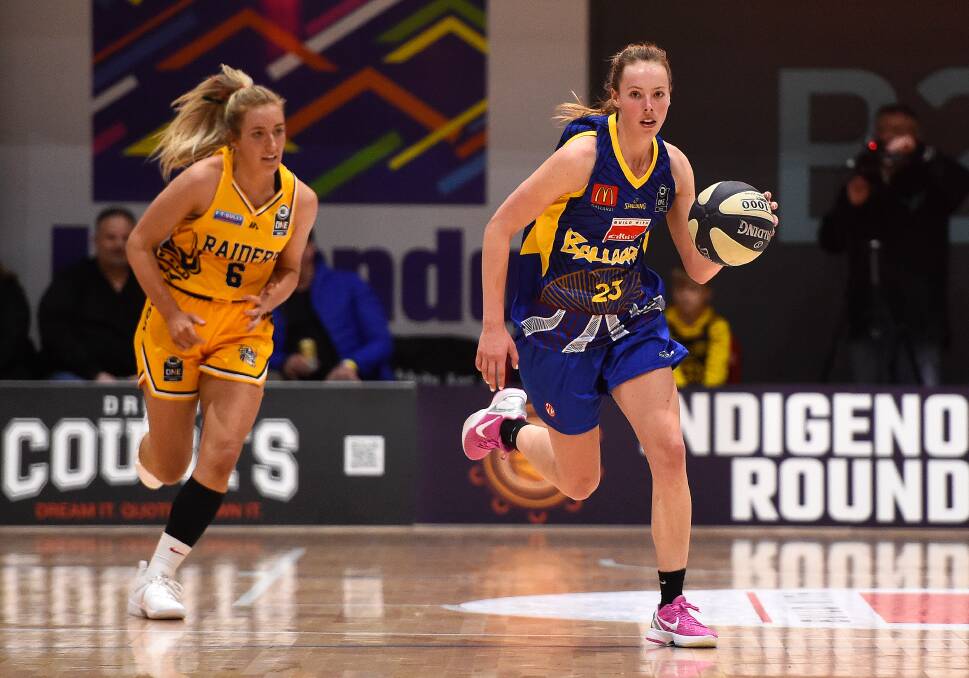 Jasmine Simmons has added an extra layer to the Rush game since she joined them mid season. Picture: Adam Tafford