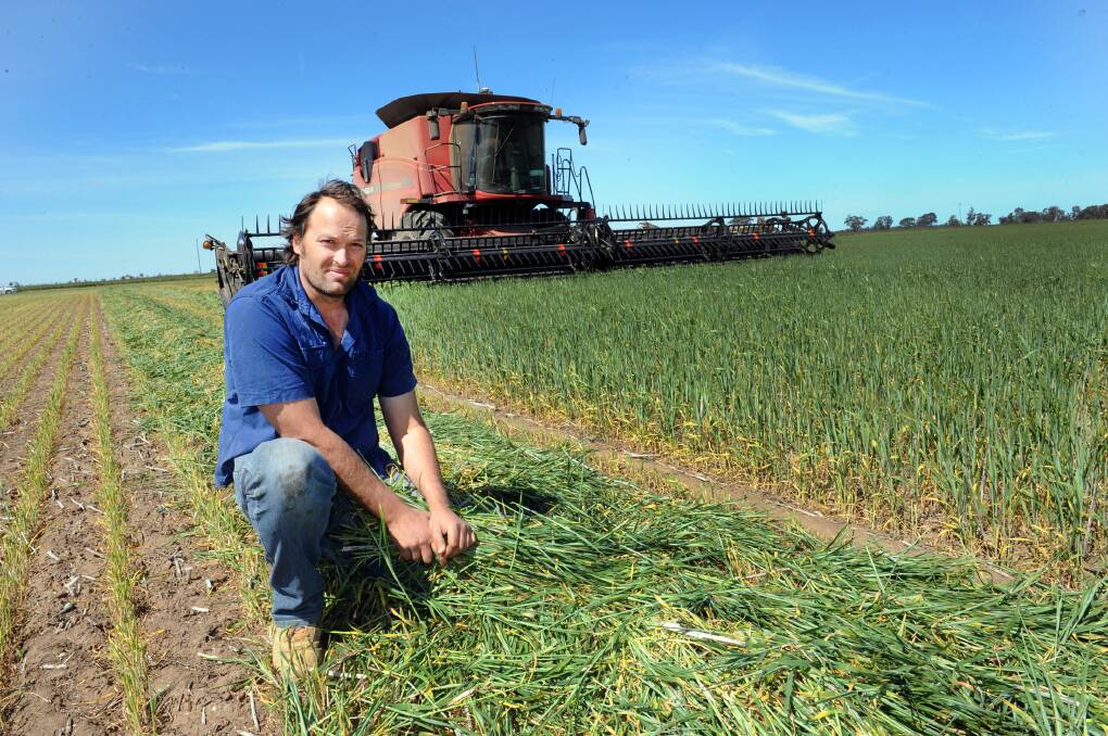 NOT FAIR: Victorian Farmers Federation President David Jochinke says farmers are being burdened by sky-high rates. 