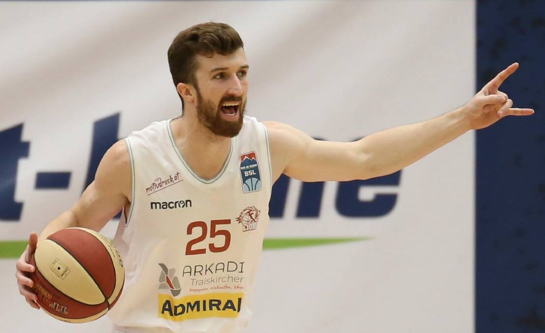 Adam Thoseby is the latest signing for the Ballarat Miners. Picture Arkadia Traiskirchen Lions.