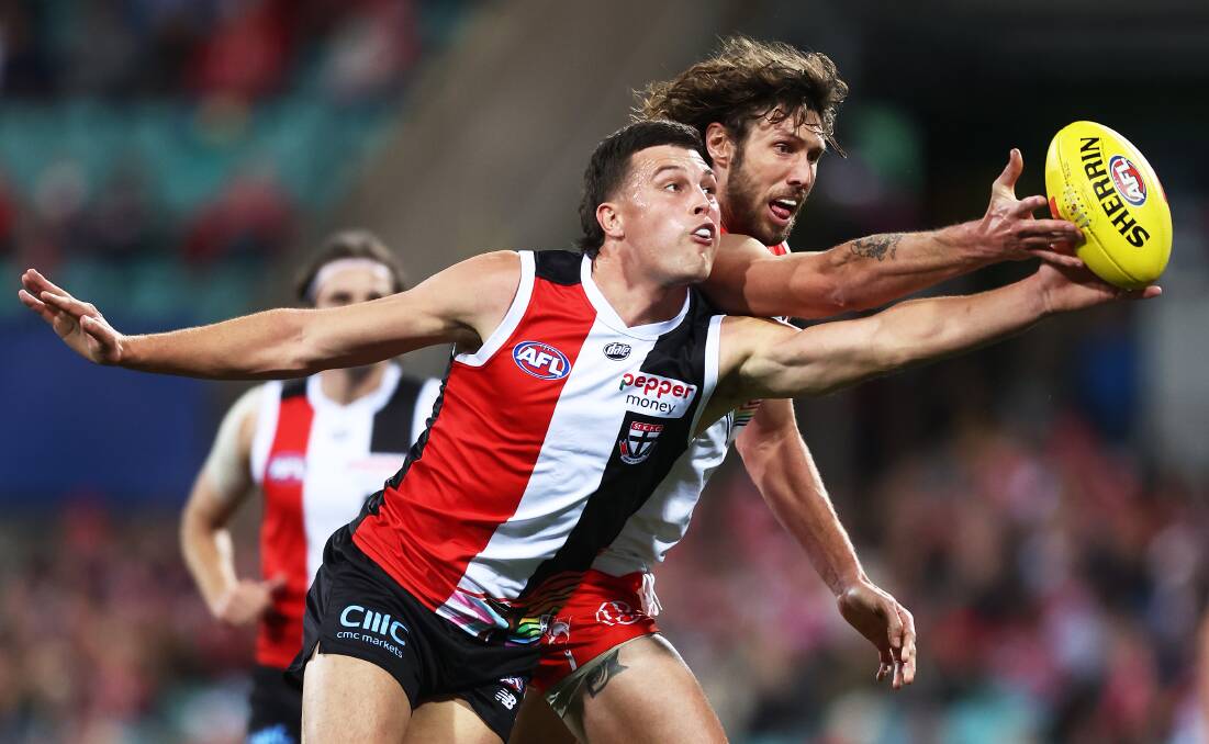 NEW DEAL: Rowan Marshall has inked a five-year deal to remain at St Kilda. Picture: Getty Images