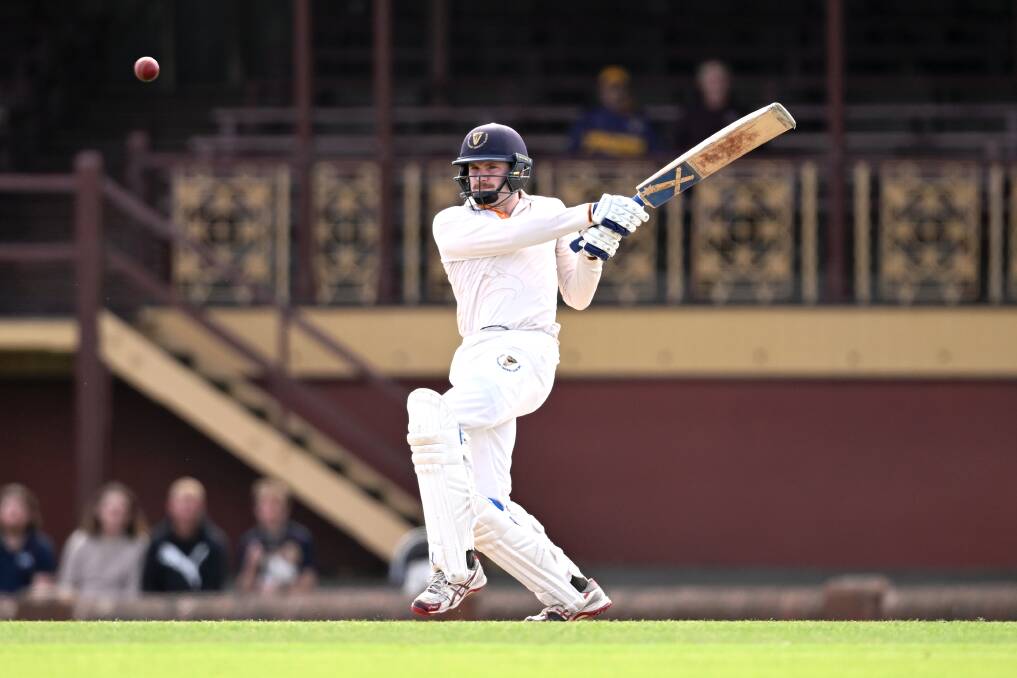 Harry Ganley scored a combined 253 runs in the Ballarat Cricket Association grand final. Picture by Adam Trafford