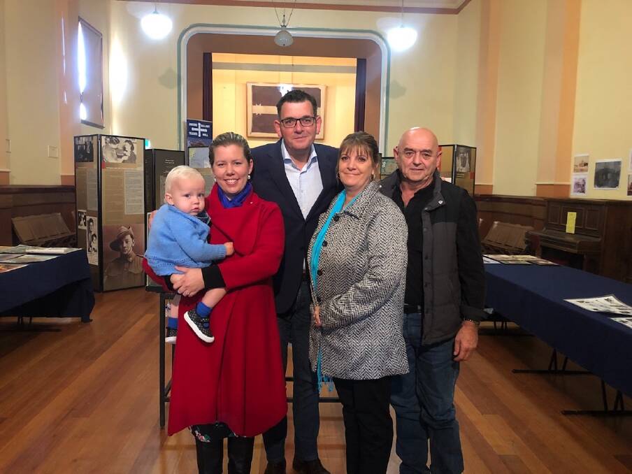 Lana Cormie and the Brownlee family have previously met with Premier Daniel Andrews 