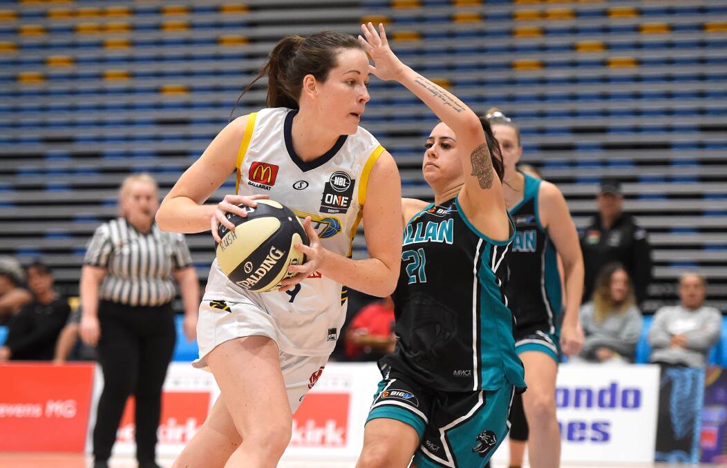 BACK IN TOWN: Alicia Froling and her Rush teammates will hit the court against Mount Gambier tonight. Picture: Adam Trafford