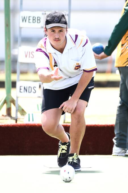Michael Booth of Creswick was in good form, leading his team to a 27-19 win. Picture by Adam Trafford