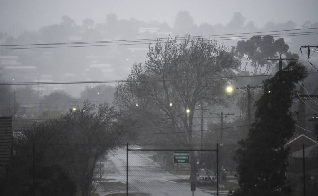 Cold and gloomy conditions greeted Ballarat on the first day of winter.