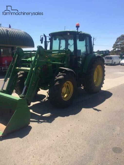 A tractor similar to this was stolen from Bostock Reservoir near Ballan