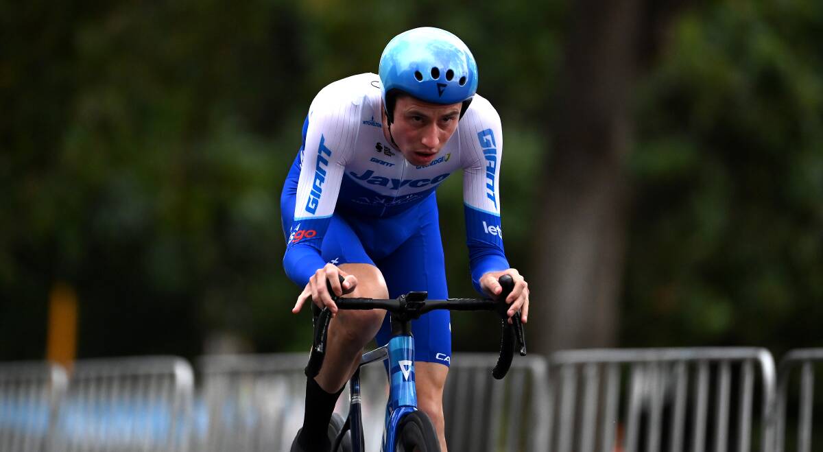 International cyclist Lucas Hamilton was part of the Australian road race team at the 2021 Tokyo Olympics. Picture by Getty Images