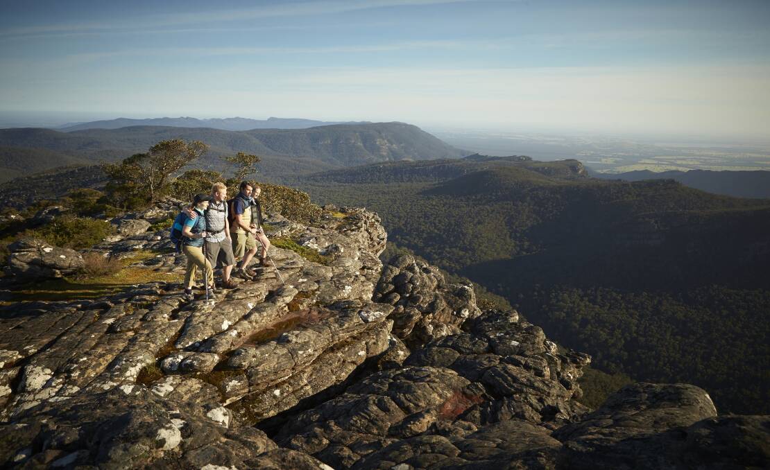 YOUNG AT HEART: No trips to Bali or Europe this year means young people seeking adventure should be looking to head to places like The Grampians. Picture: supplied