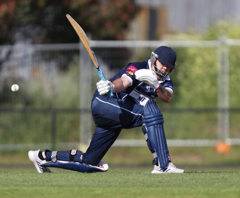 WELCOME BACK: Mt Clear's Nathan Yates returned to first grade against North Ballarat. Picture: Luke Hemer