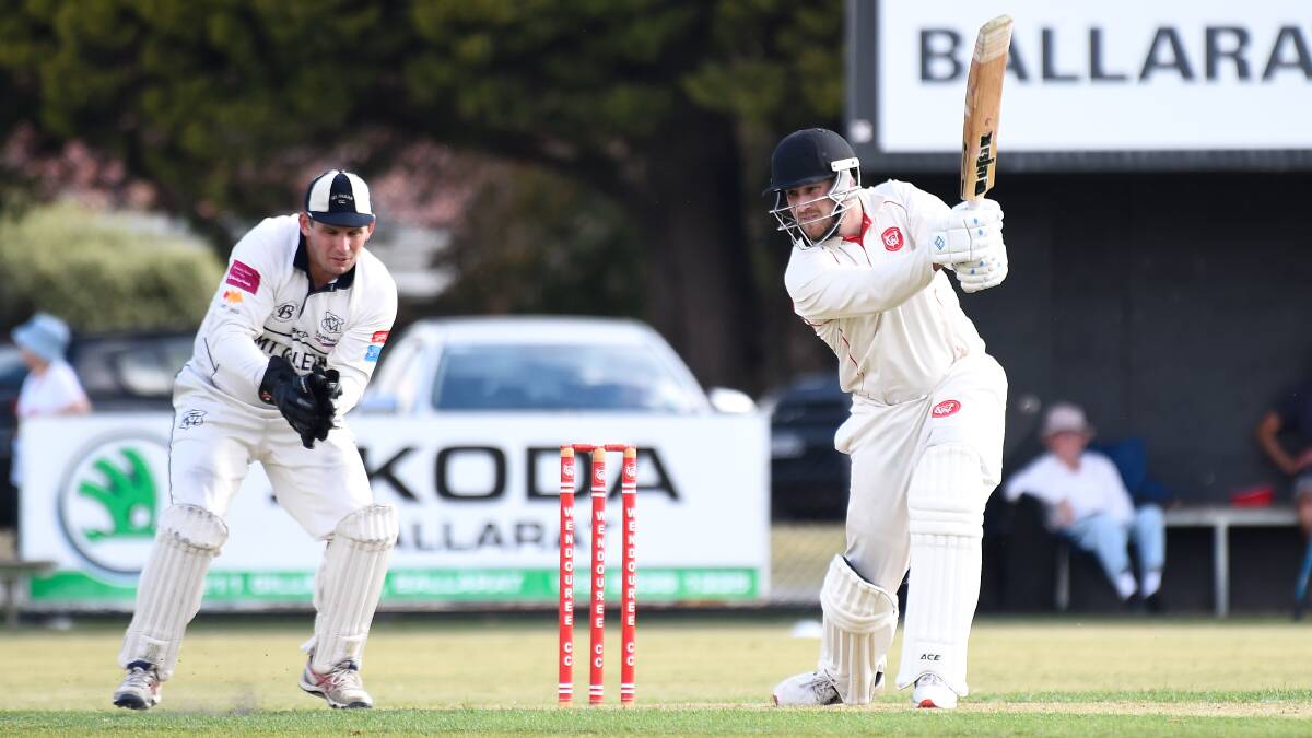 A late order rearguard led by Ash McCafferty allowed Wendouree to reach a competitive 210 against Mount Clear. Picture by Adam Trafford