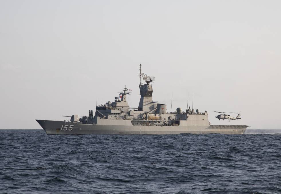 HMAS Ballarat (II) on patrol. Picture: Australian Defence Force