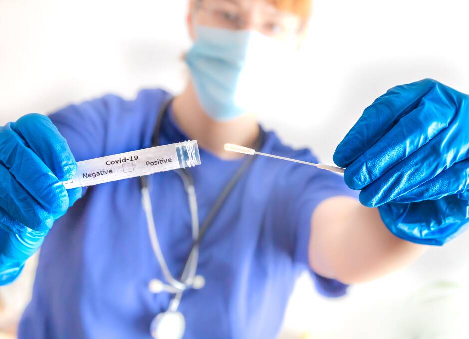 TESTING TIME: The swab that is placed in your throat and in your nostrils is a little uncomfortable, but it's over and done with within seconds. File Photo.