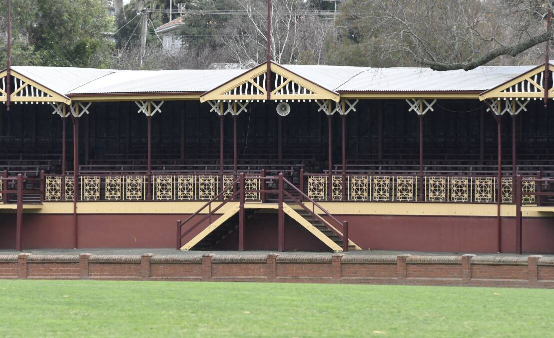 Ballarat footballers could play in front of empty venues this weekend. Picture: Lachlan Bence