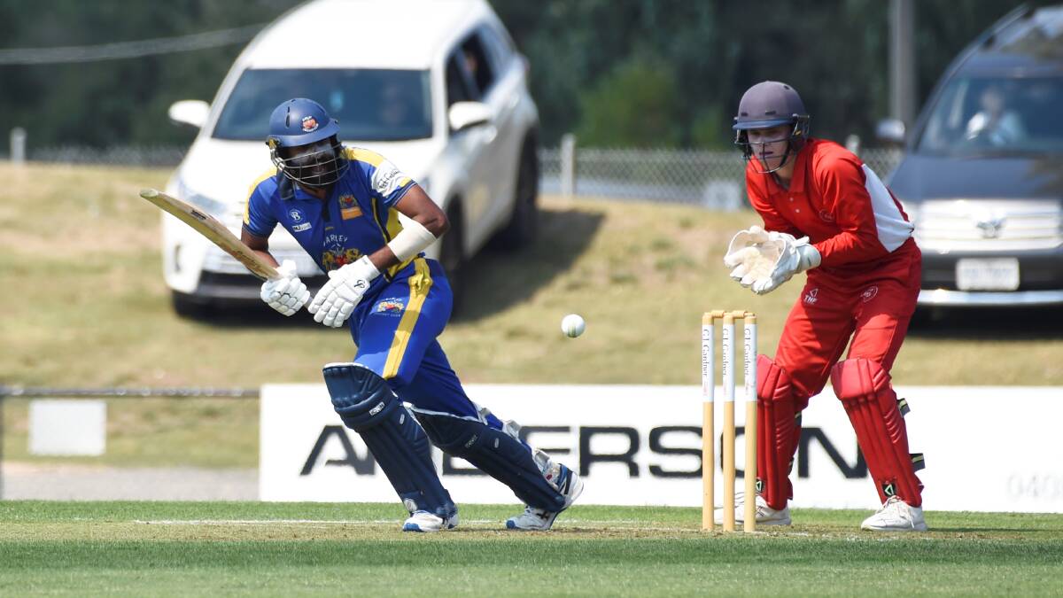 Darley's Hasitha Wickramasinghe top scored with 59 against Wendouree in the semi-final.