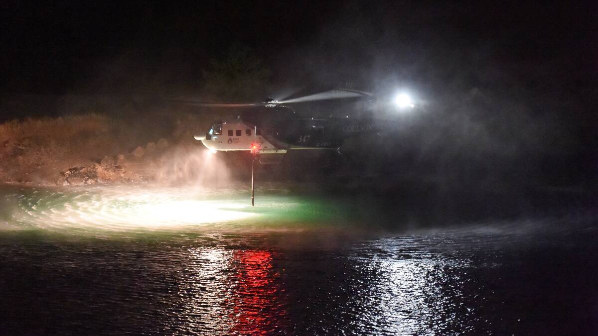 Night fire bombing trials from Ballarat Airport was a recent success which has seen the City of Ballarat up its campaign to turn the aerodrome into an emergency services hub.