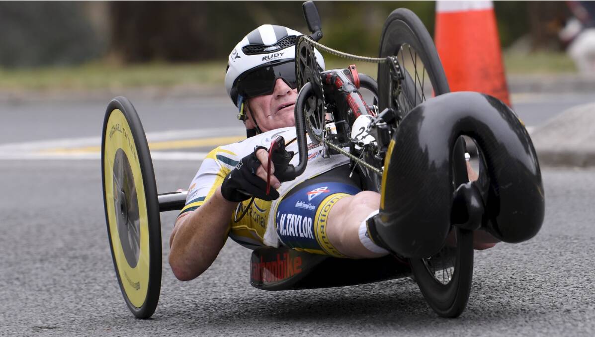  Michael Taylor competes in the PARA-MH3. Picturs: Lahclan Bence 