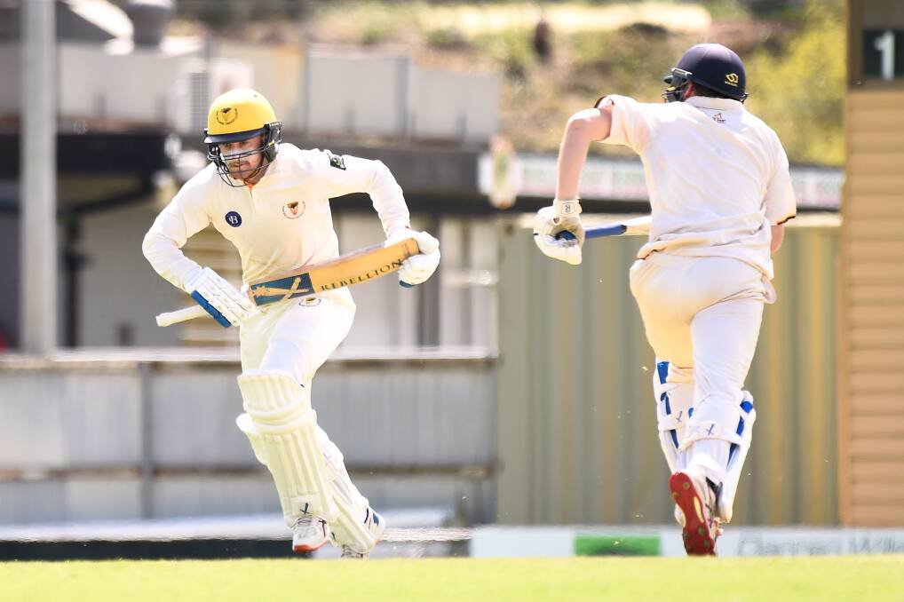Harli Givvens on his way to a century on Saturday. Picture by Adam Trafford.