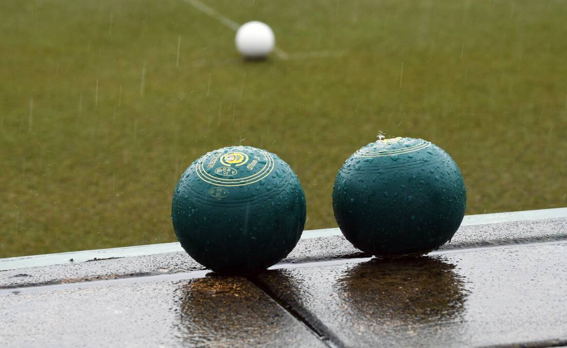 Bowls were called off on Saturday. Picture: Kate Healy