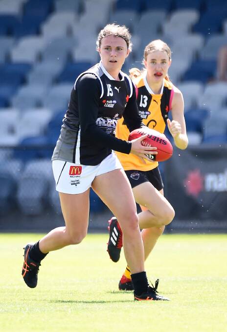 IN THE MIX: GWV Rebels co-captain Chloe Leonard has nominated for the AFLW draft, but she has higher hopes for a number of her teammates. Picture: Adam Trafford