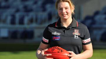 BOMBS AWAY: Paige Scott says she is overwhelmed to be joining Essendon. Picture: Lachlan Bence