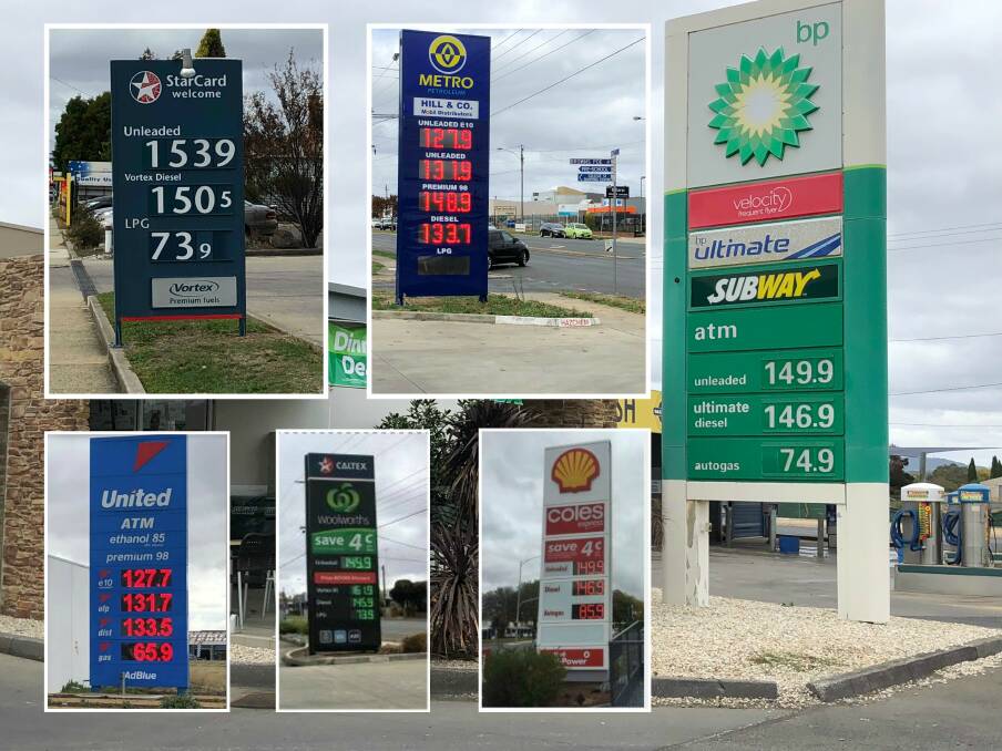 Ballarat motorists are in some cases paying more than 30c a litre for petrol than they were just six months ago. Pictures: Greg Gliddon