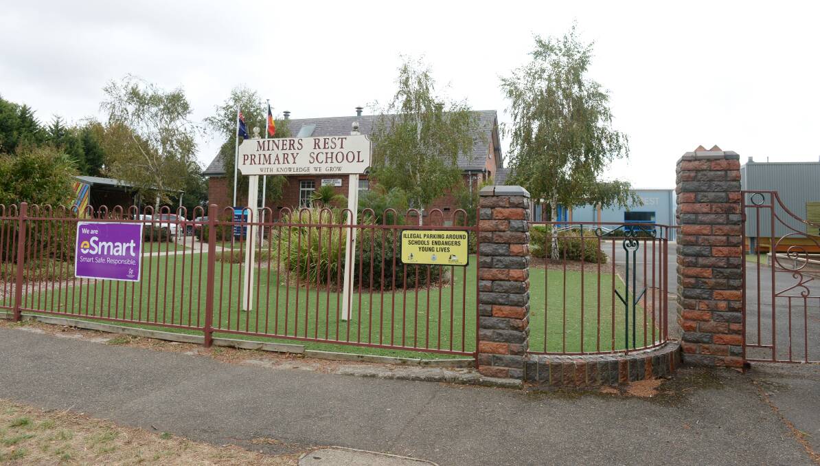 Miners Rest Primary School has more than 300 pupils with only six permanent buildings. Picture Kate Healy
