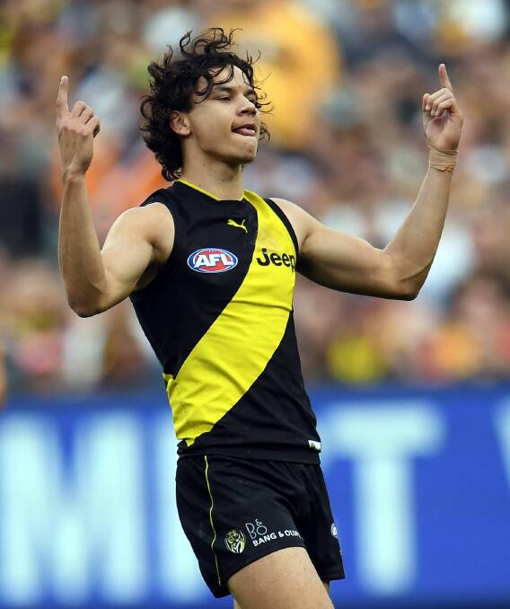 Daniel Rioli will be asked to be a leader at the Tigers this year. 