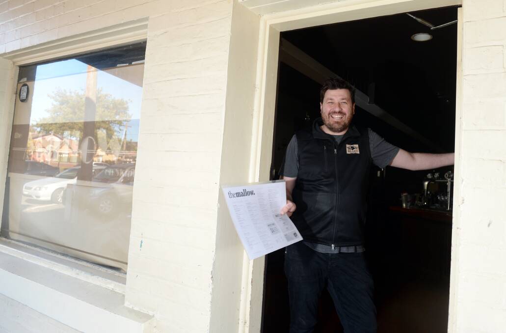 Community pubs around Ballarat, like Dallas Robb's The Mallow Hotel are finally getting a chance to welcome back their loyal customers from Monday as restrictions are eased. Picture: Kate Healy