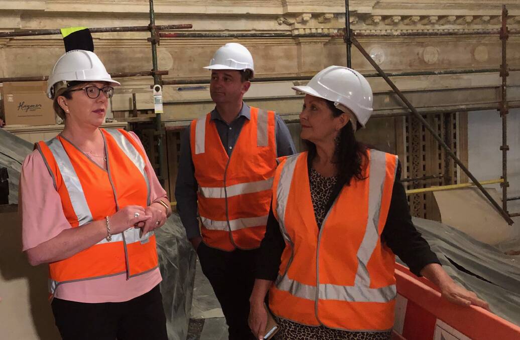 Labor MP Catherine King (left) has lashed out at the Federal Government for ignoring Ballarat and particlarly Her Majesty's Theatre in the budget.