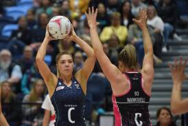 Melbourne Vixens star Kate Moloney will be in action on Selkirk Stadium this weekend. Picture by Kate Healy
