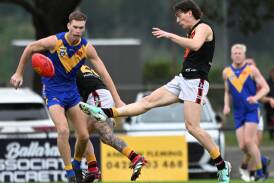 Bacchus Marsh had plenty of contributors in its win over Sebastopol. Picture by Lachlan Bence