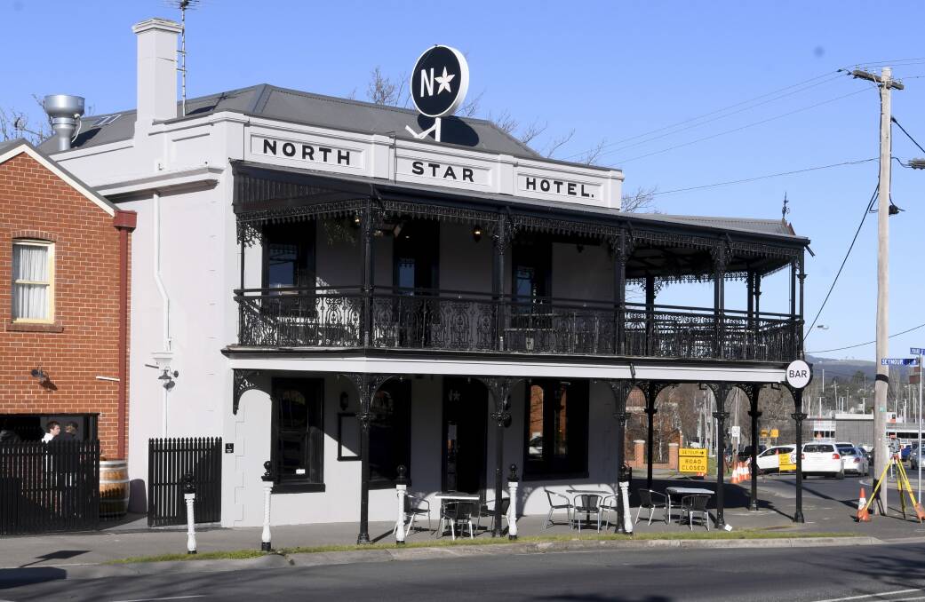 The North Star Hotel opened its door on Wendesday for lunch and dinner. Picture: Lachlan Bence