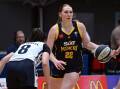 Australian Opals star Chloe Bibby was everywhere in the Miners women's win on Sunday afternoon. Picture by Kate Healy