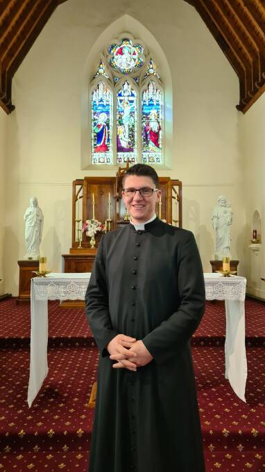 SUPPORT: Assistant Priest at St Bernard's Bacchus Marsh Father Marcus Goulding is calling for churches to be given a fair go. Picture: supplied