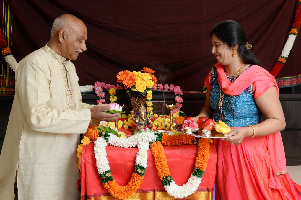Khushi Maharaj and Dr Vani Peddi in 2017.