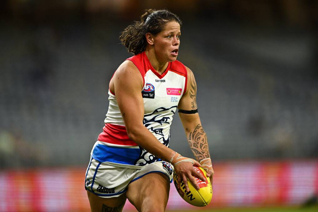 HOPE BURNS: Richelle Cranston will line-up for the Western Bulldogs in Sunday's clash with the Brisbane Lions. Picture: Getty Images