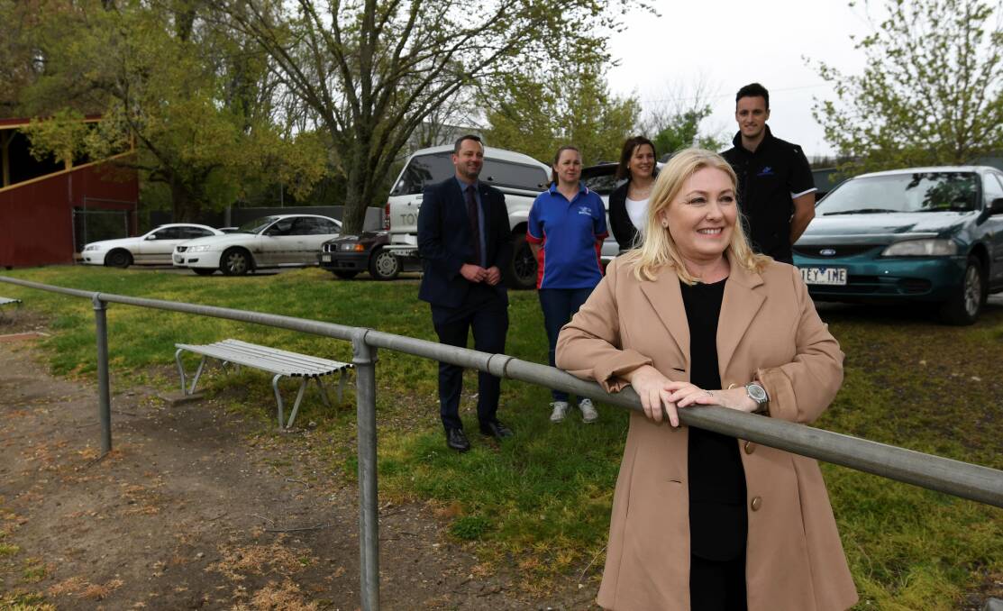 Almost $190,000 will be spent of lighting and new paths at White Flat Oval. Picture: Lachlan Bence