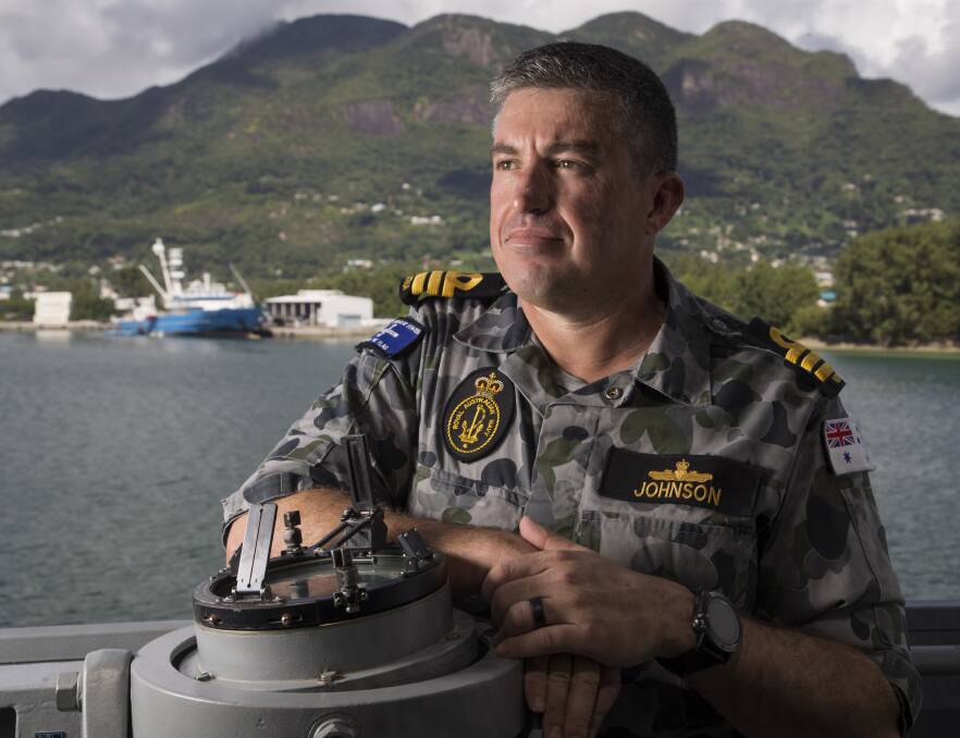 HMAS Ballarat (II) Commanding Officer Paul Johnson Picture: Australian Defence Force