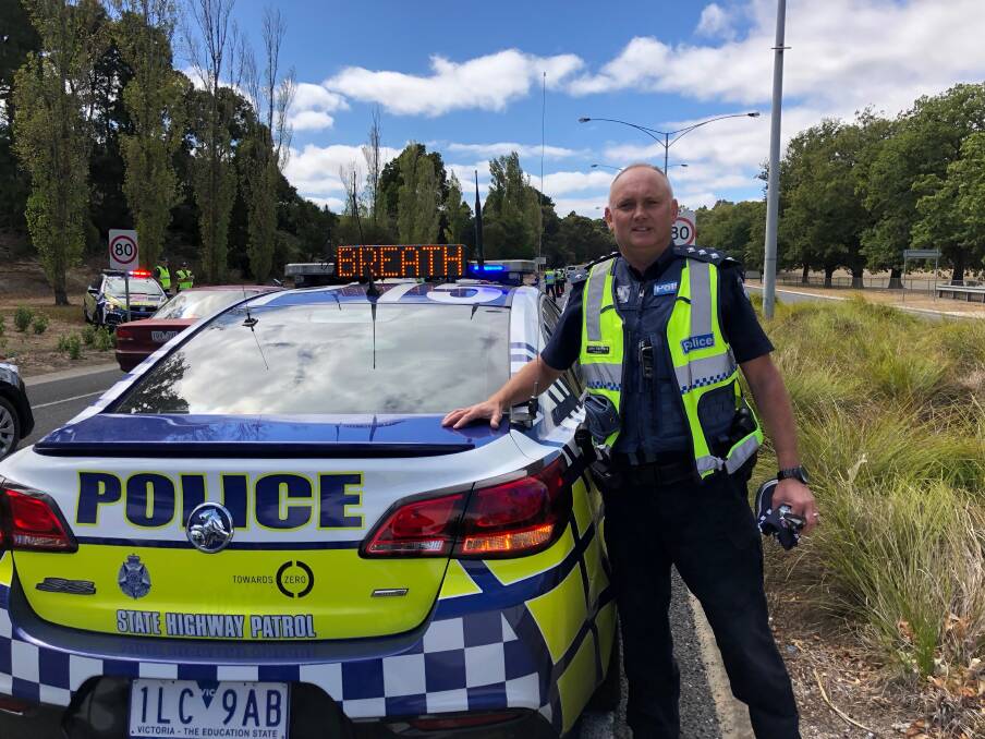 Inspector John Cormack said police are shocked about the amount of drivers caught on drugs around Ballarat at the weekend. Picture: Greg Gliddon